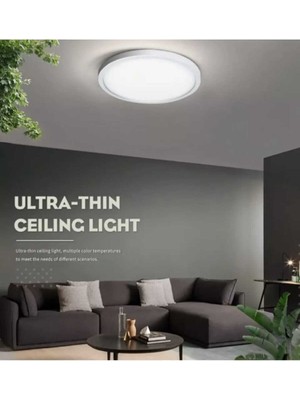 Allians Şık Sıfır LED Avize, 6500K Ev, Ofis, Banyo ve Balkon Aydınlatması