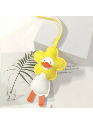 My Balli Store Ay Çiçek Kafalı Ördek Charm Sarı