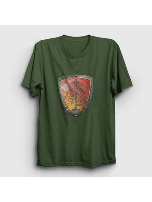 Presmono Unisex Haki Shield A Knight Of The Seven Kingdoms T-Shirt