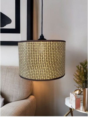 Allians Modern Doğal Hazeran Kahverengi 25 cm Avize, Şık ve Zarif Tasarım