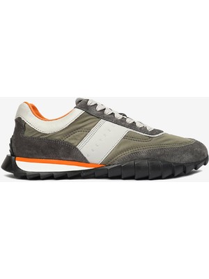 Greyder Erkek Koyu Gri Hakiki Deri Spor Ayakkabı 4Y1SA17391