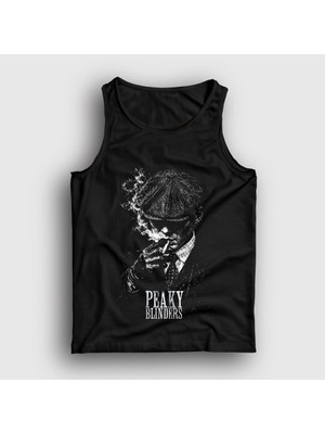 Presmono Unisex Siyah Tommy Thomas Shelby Peaky Blinders Atlet