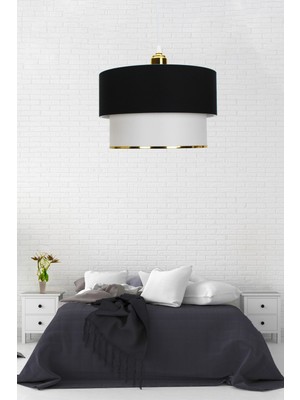 Allians Şık Siyah Tekli Dekoratif Sarkıt Avize, Modern ve Zarif Tasarım