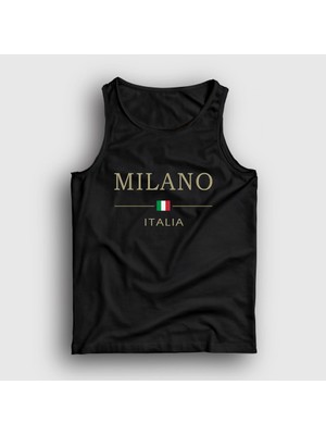 Presmono Unisex Siyah Milano Italya Italy Italia Atlet