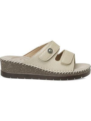 Polaris 5 Nokta 105801.Z6FX Altın Kadın Terlik