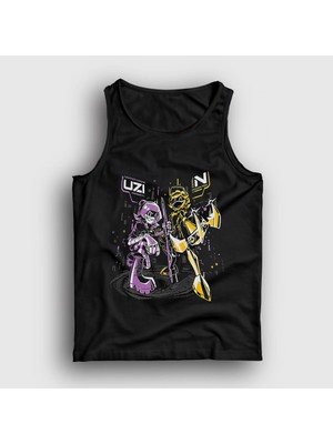 Presmono Unisex Siyah Uzi Doorman Serial Murder Drones Atlet