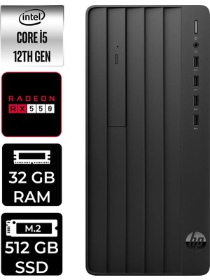 Hp Pro Tower 290 G9 Intel Core I5 12500 32GB 512GB SSD RX550/4GB Fdos Masaüstü Bilgisayar & Per4 USB Bellek B70VDATPN353
