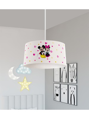 Allians Mickey ve Minnie Mause Desenli Bebek ve Çocuk Odası Avizesi