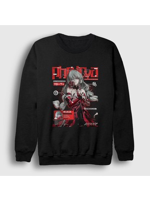 Presmono Unisex Siyah Phrolova Wuthering Waves Sweatshirt