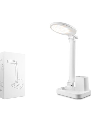 Rivera Tech Rvrstr4 USB Şarjlı Masa Lambası - Beyaz Q22-2