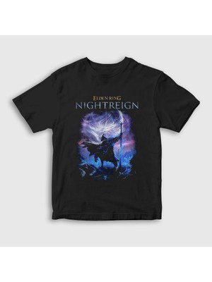 Presmono Unisex Çocuk Siyah The Wylder Elden Ring Nightreign T-Shirt