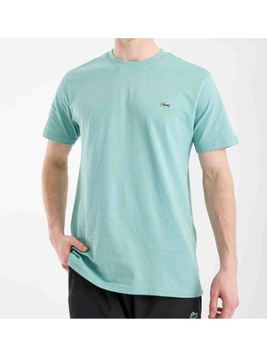 Lacoste Bisiklet Yaka Regular Fit Su Yeşili