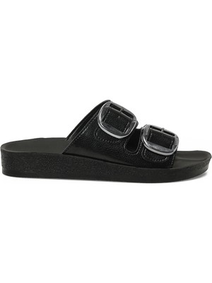 Polaris 409047.Z6FX Siyah Kadın Terlik