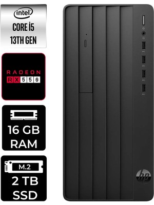 Hp Pro Tower 290 G9 Intel Core I5 13400 16GB 2tb SSD RX550/4GB Fdos Masaüstü Bilgisayar & Per4 USB Bellek B6JD6ESPN351