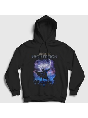 Presmono Unisex Siyah The Wylder Elden Ring Nightreign Kapüşonlu Sweatshirt
