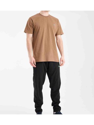 Lacoste Bisiklet Yaka Regular Fit Kahverengi