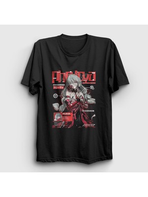 Presmono Unisex Siyah Phrolova Wuthering Waves T-Shirt