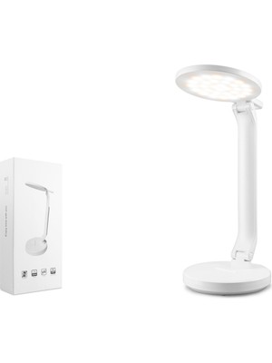 Rivera Tech Rvrstr4 USB Şarjlı Masa Lambası - Beyaz Q9-2