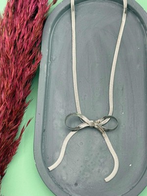 Taqi'm Jewelry Çelik Italyan Zincirli Silver Kolye 45CM