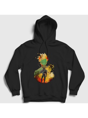 Presmono Unisex Siyah Zagreus Oyun Hades Iı Hades 2 Kapüşonlu Sweatshirt