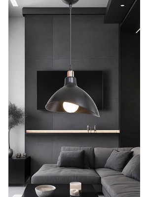 Allians Şık Siyah Avize, Modern Iç Mekan Aydınlatması, Çok Yönlü Dekorasyon