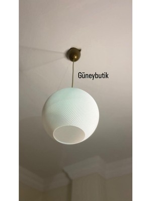 Allians Modern Spiral Desenli Sarkıt Avize, Şık ve Aydınlatıcı Tasarım