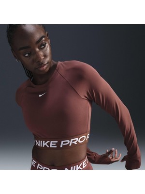 Nike Pro Dri-Fıt 365 Crop Ls Kadın Sweatshirt-Sportxoutlet