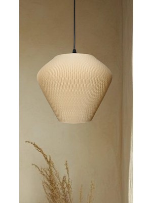 Allians Mesh Dokulu Modern Sarkıt Avize, E27 Bioplastik Tasarım, Pinterest Tarzı