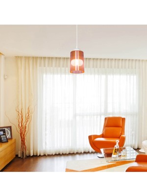 Allians Şık Cam Sarkıt, Çift Ampul Görünümlü Dekoratif Aydınlatma