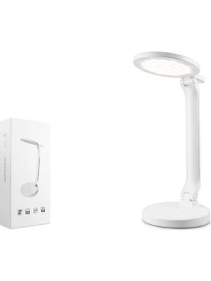 Rivera Tech Rvrstr4 USB Şarjlı Masa Lambası - Beyaz Q908-2