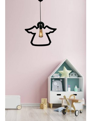Allians Modern Rustik Tekli Sarkıt Avize, Çocuk Odası Dekorasyonu Için Şık Işık.