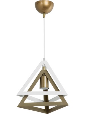 Allians Şık ve Zarif Eskitme Beyaz Sarkıt Aydınlatma, Modern Tasarım