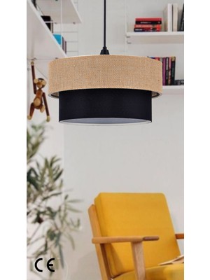 Allians Iki Katlı Kumaş Başlık, Modern Pasta Avize, Yatak ve Çocuk Odası Dekoru