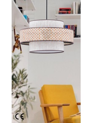 Allians Doğal Hazeran Rattan 3 Katlı Pasta Sarkıt Avize, Şık ve Aydınlatıcı Sürpriz