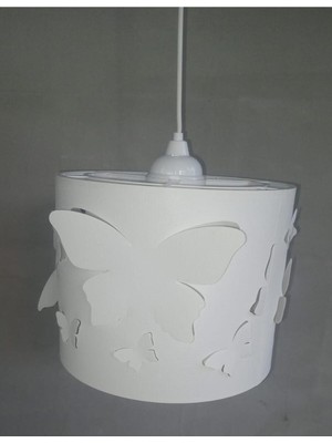 Allians Şık Beyaz Tekli Avize, Modern ve Zarif Aydınlatma Parçası