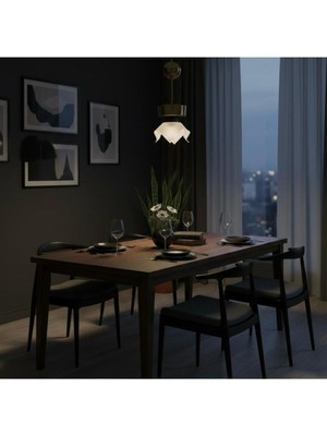 Allians Beyaz Dalgalı Camlı Tekli Avize, Şık ve Modern Tasarım