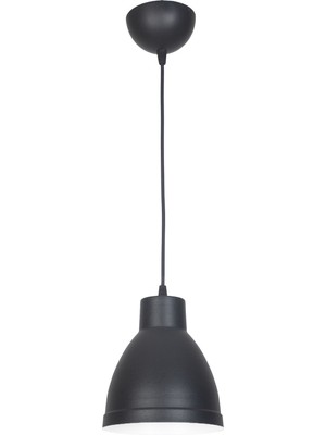 Allians Şık Siyah Metal Mutfak Tekli Avize, Modern Tasarım, Kaliteli Aydınlatma