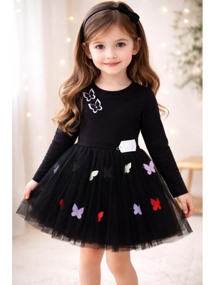 Lina Baby Bloomm Kelebek Detaylı Bayramlık Tütü Elbise