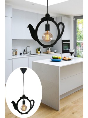 Allians Modern Sarkıt Çaydanlık Avize, Mutfak ve Otel Için Şık Tavan Lambası