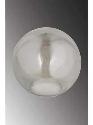 Allians Şeffaf Füme Glop Cam, Şık ve Dayanıklı Eşya Dekorasyon Parçası