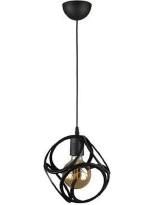 Allians Şık Siyah Sarkıt Aydınlatma Işığı, Modern ve Zarif Tasarım
