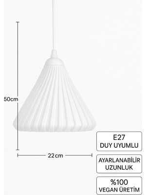 Allians Seagull Beyaz Sarkıt Avize, Modern Tasarım, Yatak Odası, Mutfak ve Oturma Odası Için