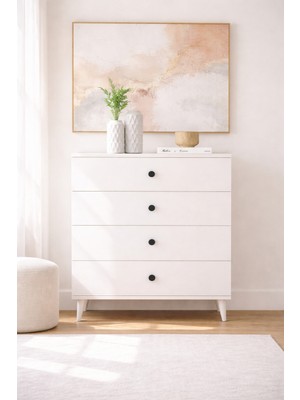 İmbaş Opal 4 Çekmeceli Şifonyer