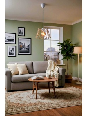 Allians Şık Beyaz Sarkıt, Modern ve Zarif Dekorasyon Aksesuarı