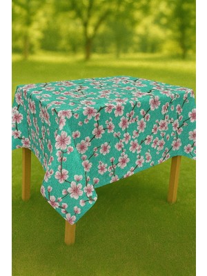 Beta Moda Hub Masa Örtüsü &amp; Piknik Örtsü -Raşel Kumaş 120 cm x 160 cm -Çiçek Desenli