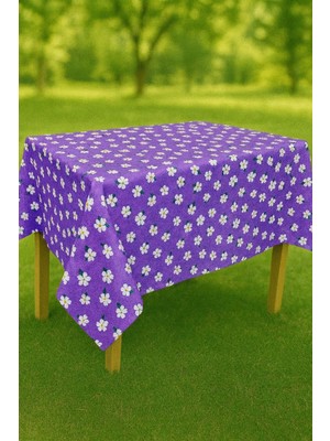 Beta Moda Hub Masa Örtüsü &amp; Piknik Örtsü -Raşel Kumaş 120 cm x 160 cm -Papatya Desenli