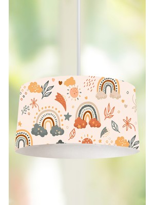 Allians Renkli Gök Kuşağı Dekoratif Sarkıt Çocuk Odası Avize