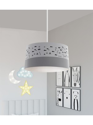 Allians Yol ve Hayvan Figürlü Bebek ve Çocuk Odası Avizesi, Şık ve Renkli Tasarım