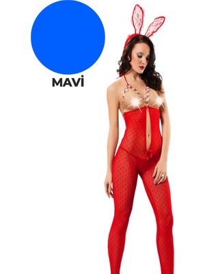 Sistina Hnrlishp Mi Zincirli Dantel Vücut Çorabı - 1009 - Beden Standart