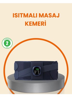 Beta Moda Hub Isıtmalı Masaj Kemeri Dijital Ekranlı Bel Çevresi 100 cm Altı Uyumlu